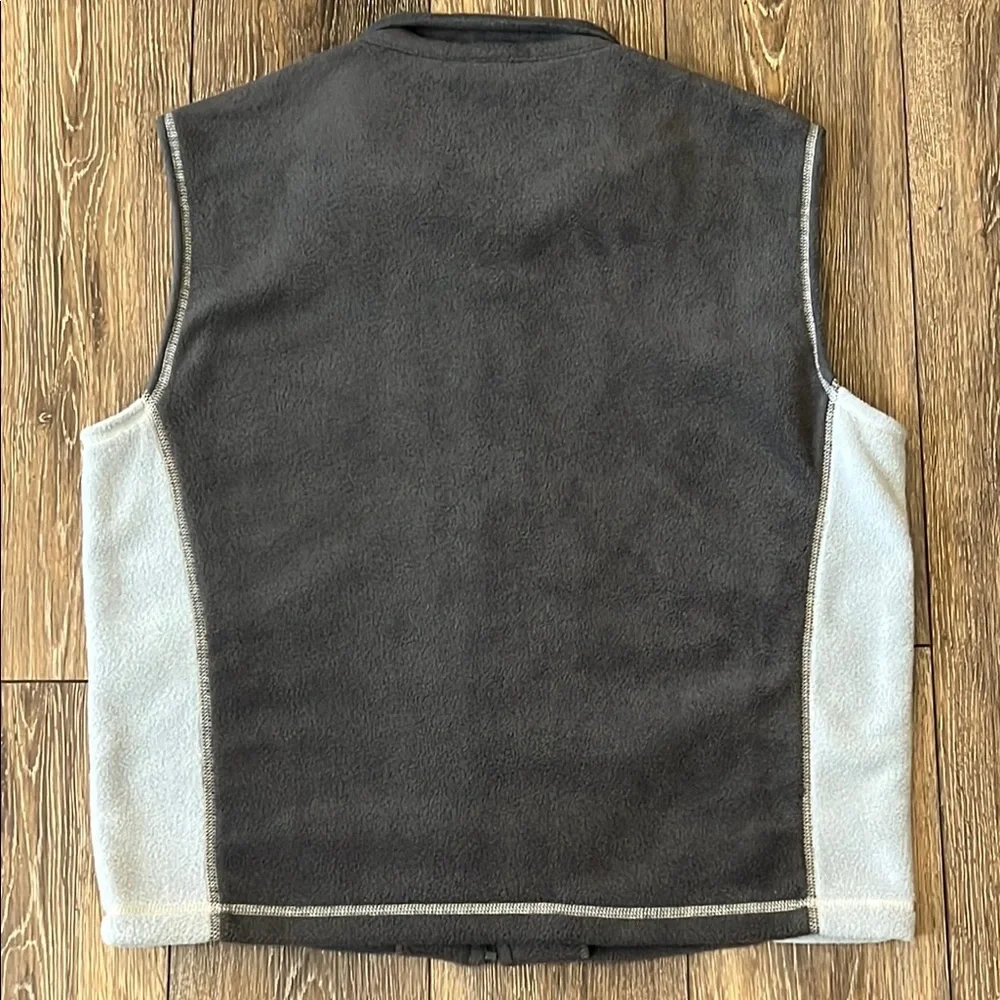 Converse All Star Gray Fleece Zip Up Vest Men’s Large
